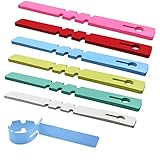 120 Pcs Plastic Plant Labels Wrap Around Hanging Tree Tags Waterproof Adjustable Nursery Garden Stakes Markers Reusable Flower Signs with Large Writing Surface Colorful Outdoor Plants Tags (6 Colors)
