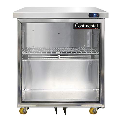 Continental Refrigerator SWF27-GD-U Single Section Undercounter Freezer 27