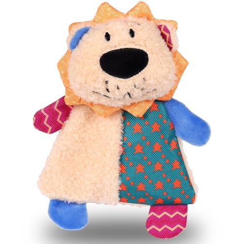 Juguete mordible de peluche para perros León colorido miniatura 2