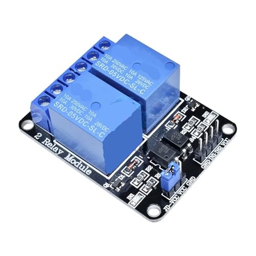 Relais 5V 2 canaux SRD-05VDC-SL-C avec optocoupleur d'isolement