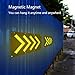 18 * 33in Electronic Truck Trailer Mounted Lamp Black Film Display Road Arrow Board Flashing Led Traffic Sign(Solar)