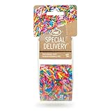Genuine Fred Special DELIVERY Packing Tape, Fun, Colorful Sprinkes Design, 60ft Roll with Built-in Dispenser, Perfect for Shipping, Gifts, and Fun Packaging, Printed Packing Tape