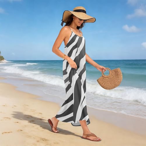 Robe décontractée pour femme dos bas minimaliste et fluide