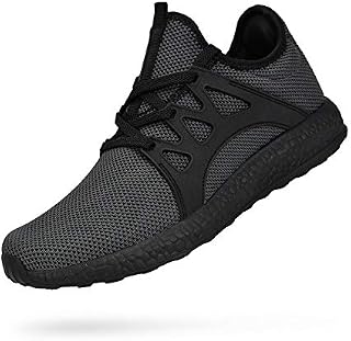 Feetmat Tennis Shoes for Men Non Slip Mesh Running Gym Shoes Lightweight Knitted