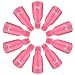 Benbilry 10 Pcs Reusable Soak Off Gel Nail Remover Wrap Clips (Pink)