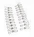 20Piece Stainless Steel Wire Multi-purpose Clips, Set of 20 Stainless Steel Clothpins