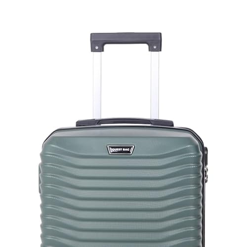 Mala De Viagem Bordo 10 Kg Abs 4 Rodas Duplas Cadeado Embutido (Verde)