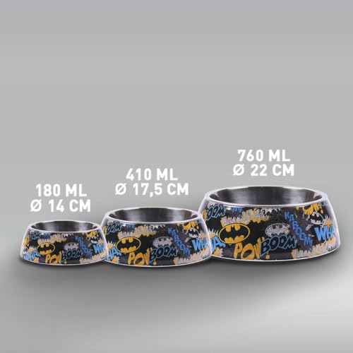 CERDÁ LIFE'S LITTLE MOMENTS - for Fan Pets - Batman Katzen- und Hundenapf, 2800000358, Mehrfarbig, S