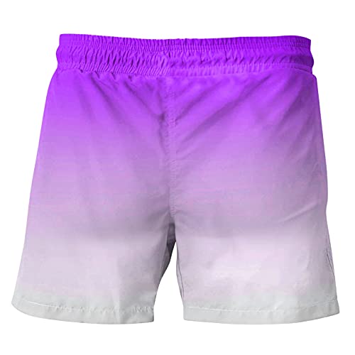 bwdbhd Mens Swim Trunks Plastic Recycled Fabric Bathing Suit for Big