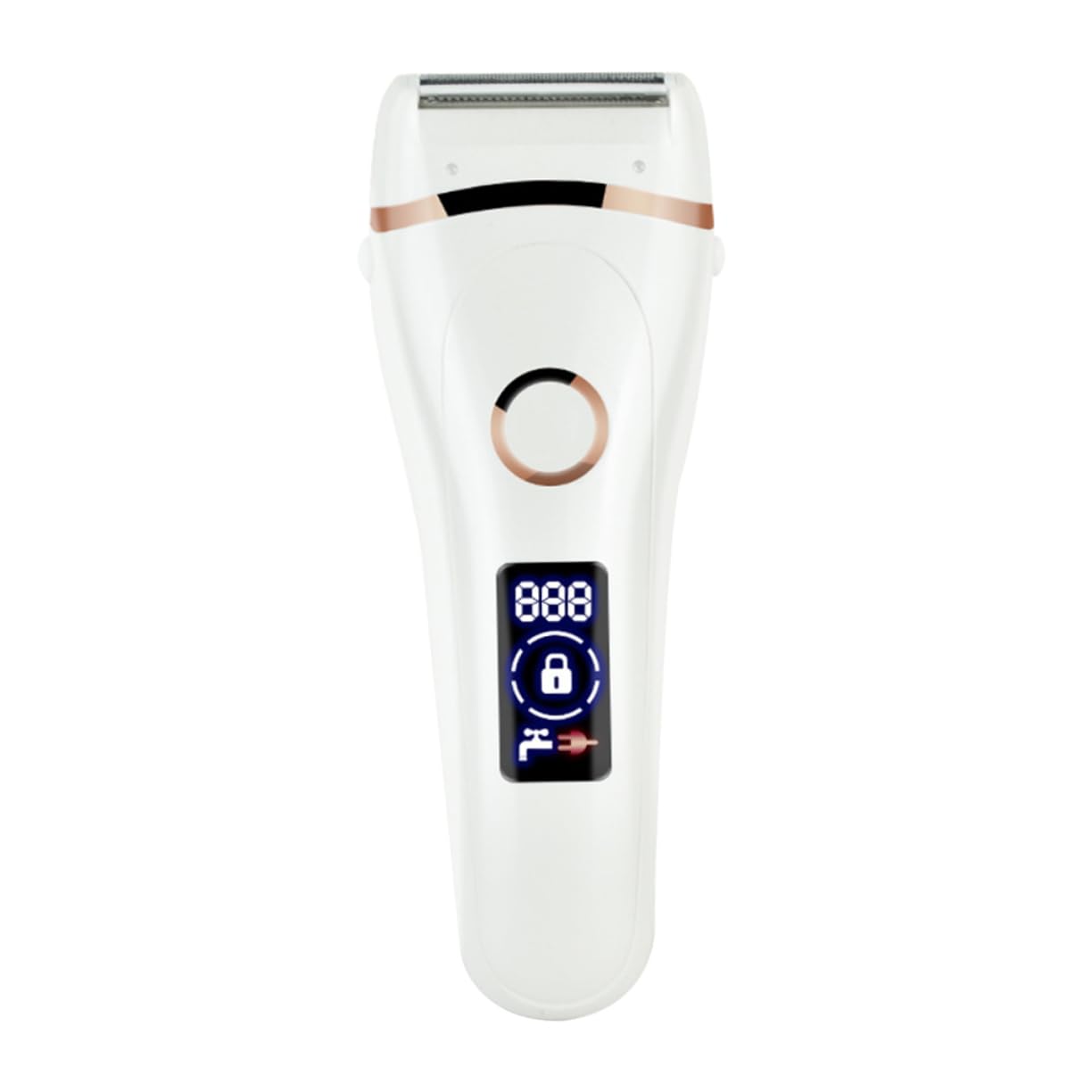 FOMIYES Depilatore Elettrico Donna Ricaricabile USB Impugnatura Ergonomica e Design Portatile Leggero per Depilazione Comoda e Precisa