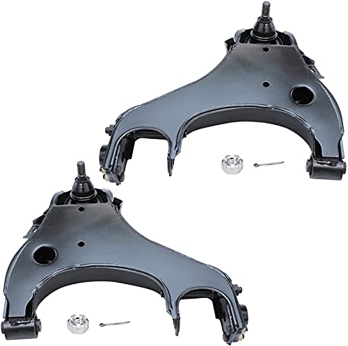 Image of Detroit Axle - 8pc Front End Control Arms Kit for 00-04 Nissan Xterra, 4 Lower & Upper Control Arms 2 Outer Tie Rod Ends 2 Sway Bars 2000 2001 2002 2003 2004 Replacement