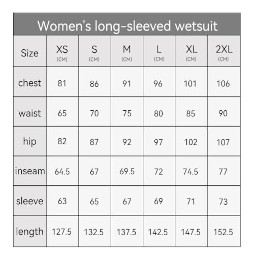 Combinaison de plongée 3 mm pour femme avec fermeture éclair dos