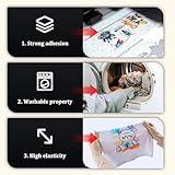 EIZYCUT DTF Transfer Film Roll 13inch x 100ft - A3 Plus Premium DTF Film Roll, Double Sided Matte PET Heat Transfer DTF Paper Roll for All Dark Fabric Textile and Colors T Shirts - Image 4