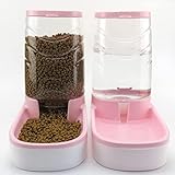 ★Alimentador de gran capacidad: gran capacidad 3.8L, sistema de riego automático para mascotas con diseño de alimentación por gravedad, puede durar aproximadamente 7 días para mascotas pequeñas, 3 días para mascotas grandes, puede estar seguro de ir de vacaciones, trabajar, ir de fiesta, no tener preocuparse por las mascotas tendrá hambre.