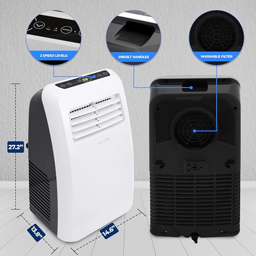 3-in-1-Portable-Air-Conditioner-with-Built-in-Dehumidifier-FunctionFan-Mode-Remote-Control-Complete-Window-Mount-Exhaust-Kit