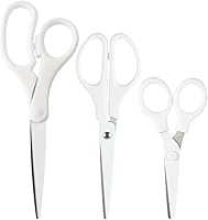 Vista 22 de JAM PAPER Tijeras de precisión multiusos, 8 pulgadas, color negro, mango ergonómico y cuchillas de acero inoxidable, se venden individualmente