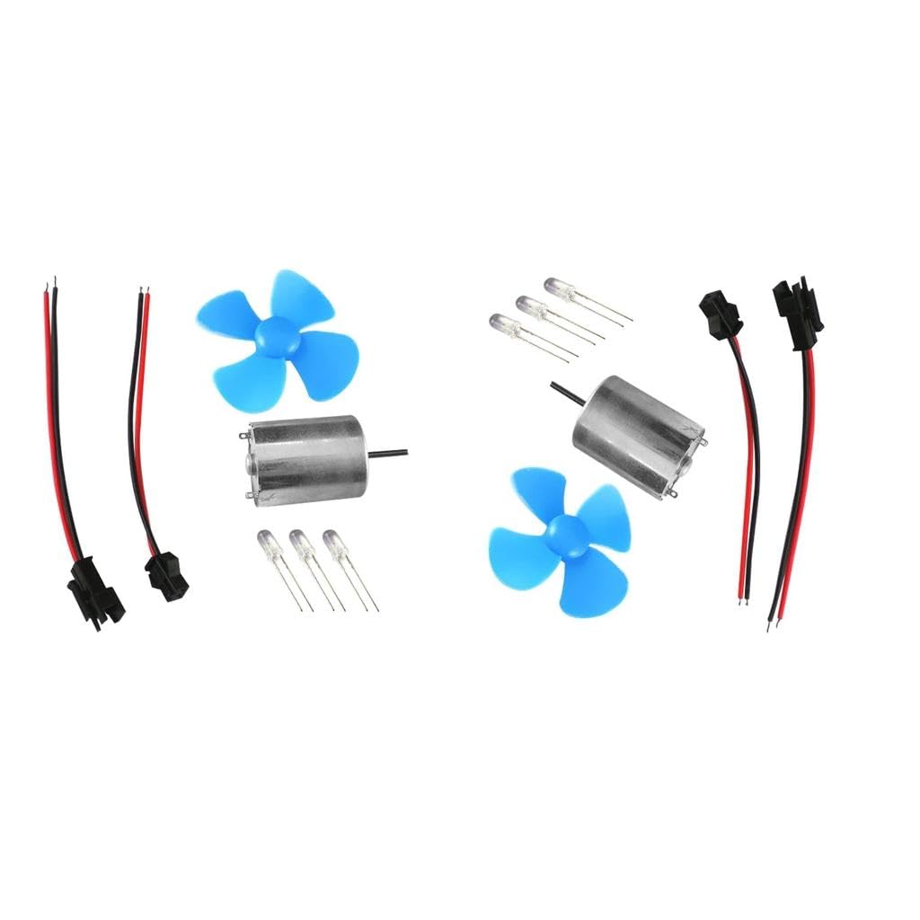 Qianly 2X Mini Éolienne Éolienne S Kits Enseignement Assembler