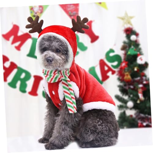 Disfraz navideño BESPORTBLE para perro tamaño XS miniatura 6