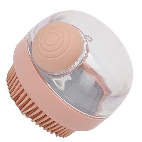 Exfoliating Shower Scrubber, Lathers Well Silicone Body Scrubber Shampoo Dispenser for Bath for Women Men