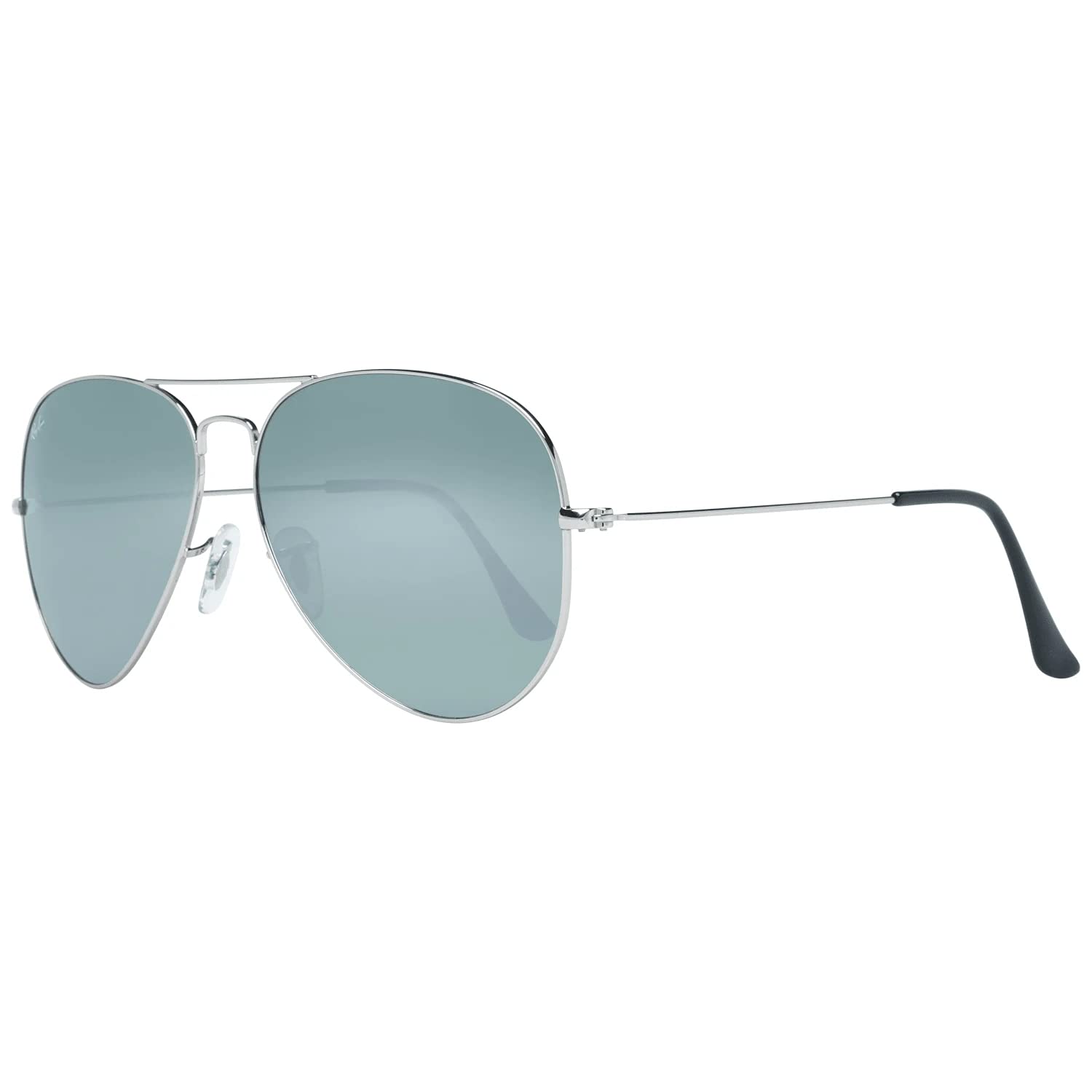 Ray-Ban Aviator Sunglasses - Silver Metal Frame - Silver Mirror Lens - M/L