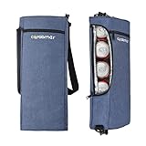 Carabmer Golf Can Cooler Bag - Beer Sleeve for Golf Bag Holds 6，7Cans of Beer or Two Bottles of Wine,Golf Accessories for Men and Women (Blue)