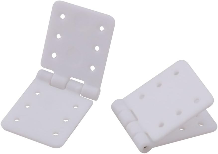 30PCS White 24x12 Remote Control Aircraft Hinges Nylon Hinge for RC Airplane Model Airplane Parts Fixed Wing Model