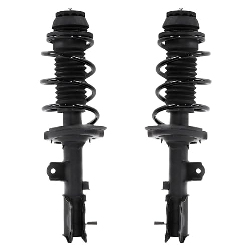 Image of Detroit Axle - Front Struts & Coil Spring + Rear Shock Absorbers Kit Replacement for 2012-2017 Hyundai Accent - 4pc Set