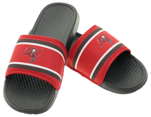 Image of FOCO NFL Team Printed Slide Sandals - Officially Licensed Football Fan Footwear for Comfort & Style