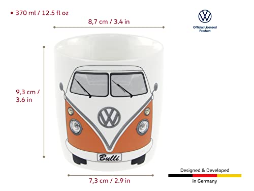 Taza de Cerámica BRISA VW T1 Bus 370 ml Naranja miniatura 3