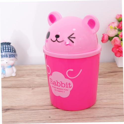 Bote de basura mini para escritorio estilo organizador miniatura 5