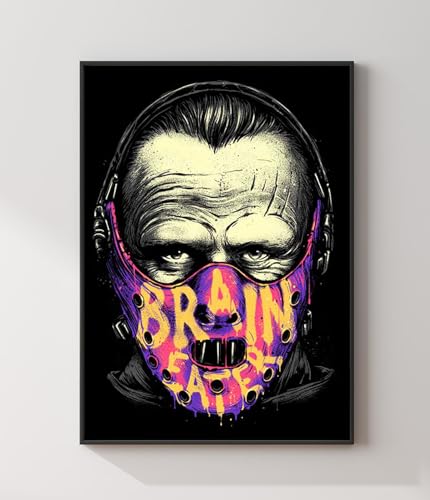 Image of HUANNY Diamond Painting Hannibal Diamond Art Horror Movie, 5D Full Drill Cross Stitch Embroidery Kits