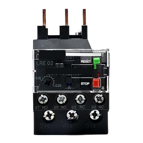 Relais de surcharge LRN02N évite la surchauffe moteur calibre 0,16-0,25 A fiable