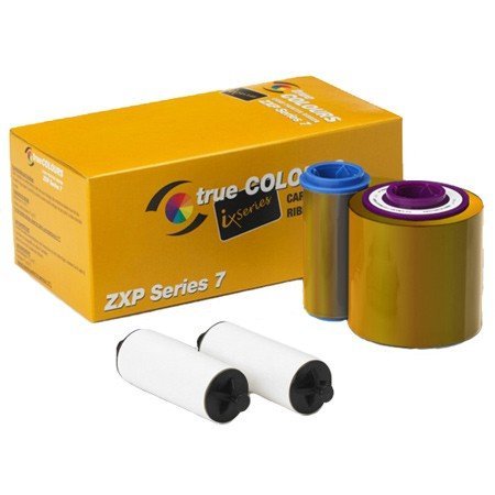 Zebra Card 800077-716 IX Series Monochrome Ribbon for ZXP Series 7 Printer, Gold Color