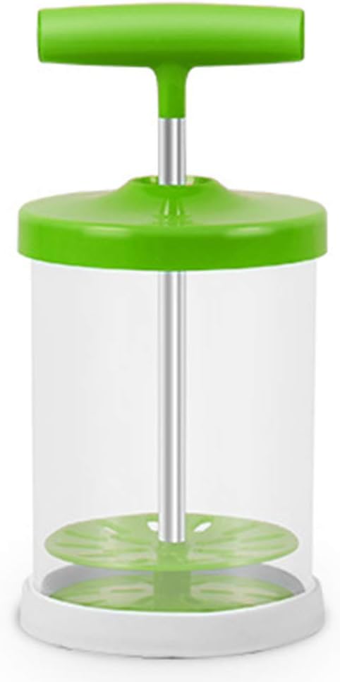 Manual Professional Whipping Cream Dispenser - Handheld DIY Whipped Cream Maker - 15-Ounce (450ml) Capacity, Green