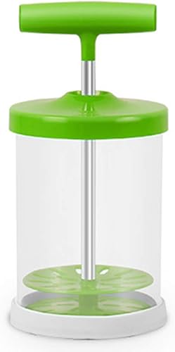 Dispensador manual de crema batida profesional  Máquina de crema batida de mano  Capacidad de 15 onzas (15.2 fl oz), verde