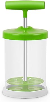 Manual Professional Whipping Cream Dispenser - Handheld DIY Whipped Cream Maker - 15-Ounce 450ml Capacity, Green