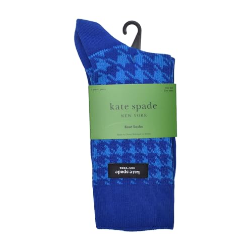 kate spade new york Women's 2-Pack Houndstooth Boot Sock, Soft & Comfortable4