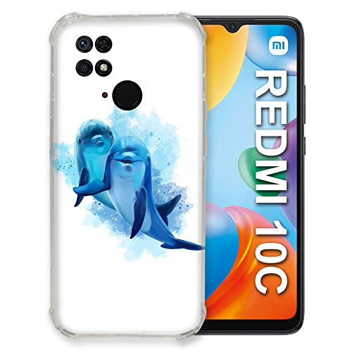 Carcasa para Xiaomi Redmi 10C con agarre seguro para evitar deslizamientos de las manos
