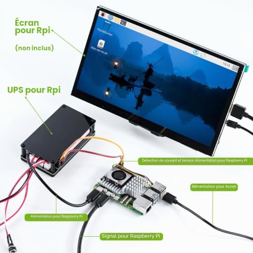 Module UPS 3S alimentation continue pour serveur Raspberry Pi - 6