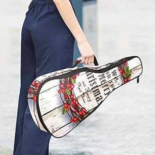 Sac de ukulélé avec couronne de baies sur étui en bois rustique pour ukulélé ténor soprano – 58,4 cm – 10 mm d’épaisseur… - Les Beatles, Paul McCartney, John Lennon, RIngo Starr, George Harrison Sac de ukulélé avec couronne de baies sur étui en bois rustique pour ukulélé ténor soprano - 58,4 cm - 10 mm d'épaisseur… – Image 6