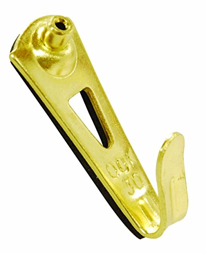 Image of OOK Brass-Plated Padded Steel 30 lb. 15 pk Picture Hanger