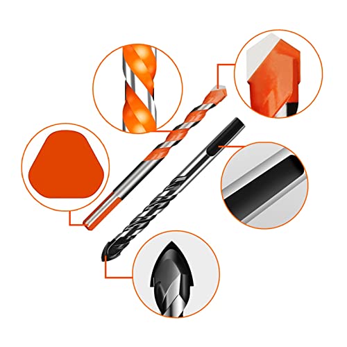 Set de 8 brocas triangulares multifuncionales para cerámica y metal miniatura 7