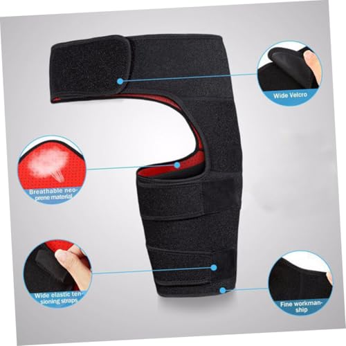 Soporte lumbar transpirable y faja para muslo para ejercicio miniatura 7
