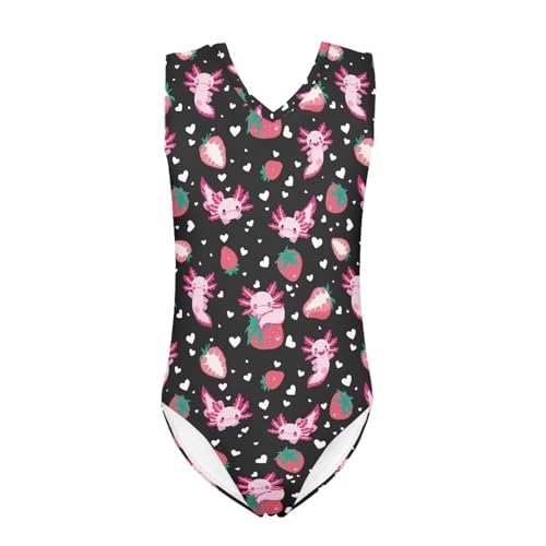 Image of Girls Swimsuit 3-14Y One Piece Swimwear Sleeveless Girls Bathing Suit