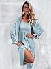 Floerns Women's Boho Square Neck Smocked Long Puff... #2