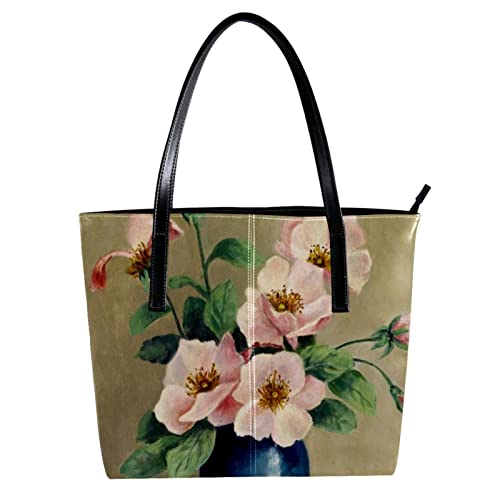 Sac cabas pour femme à motif voilier bleu océan aquarelle grand format