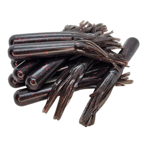 4' Tournament Tube Bait (Black red)