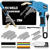 RX WELD Plastic Welder, 2 in 1 Welding Kit Repair Welder 1000PCS Hot Stapler for Car Bumper Cracks, Kayaks, Plastic Toys, Patent Number D1052628