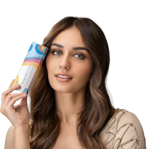 Image of Aquacolor Daily Disposable Colored Lenses with 0 Power - Spicy Grey - (10 Lens /Box)