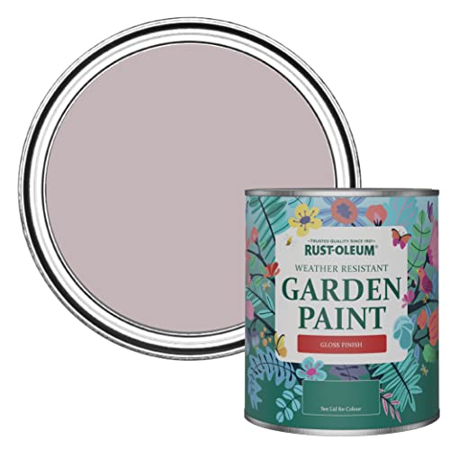 Rust-Oleum Purple Mould-Resistant Garden Paint In Gloss Finish - Lilac Wine 750ml